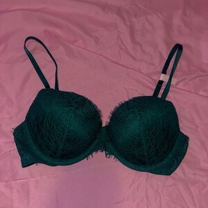 Victoria's Secret Green Lace Push Up Bra Intimates